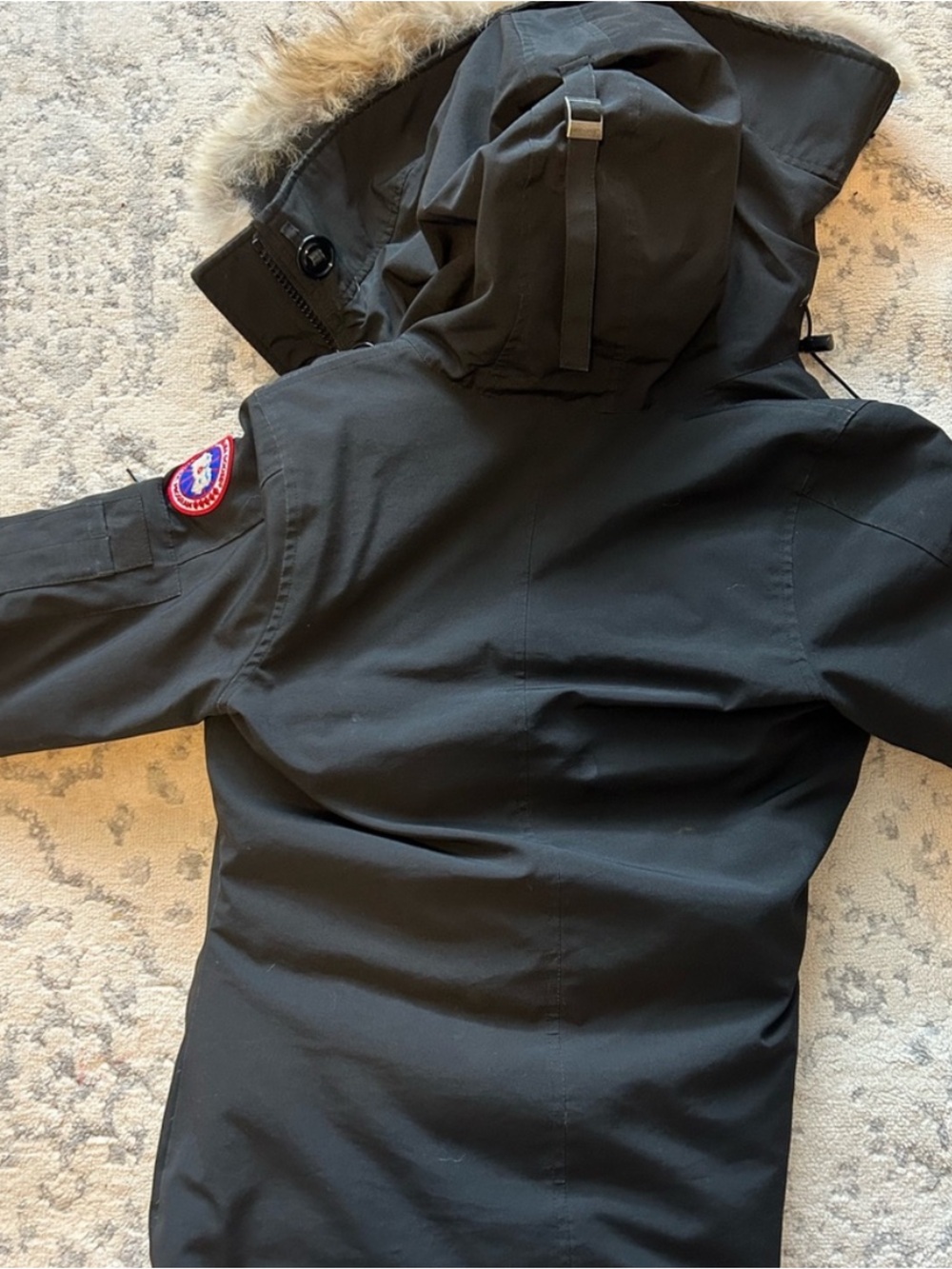 Canada Goose Women’s Black Parka with Fur Trim Hood - Picture 2 of 8
